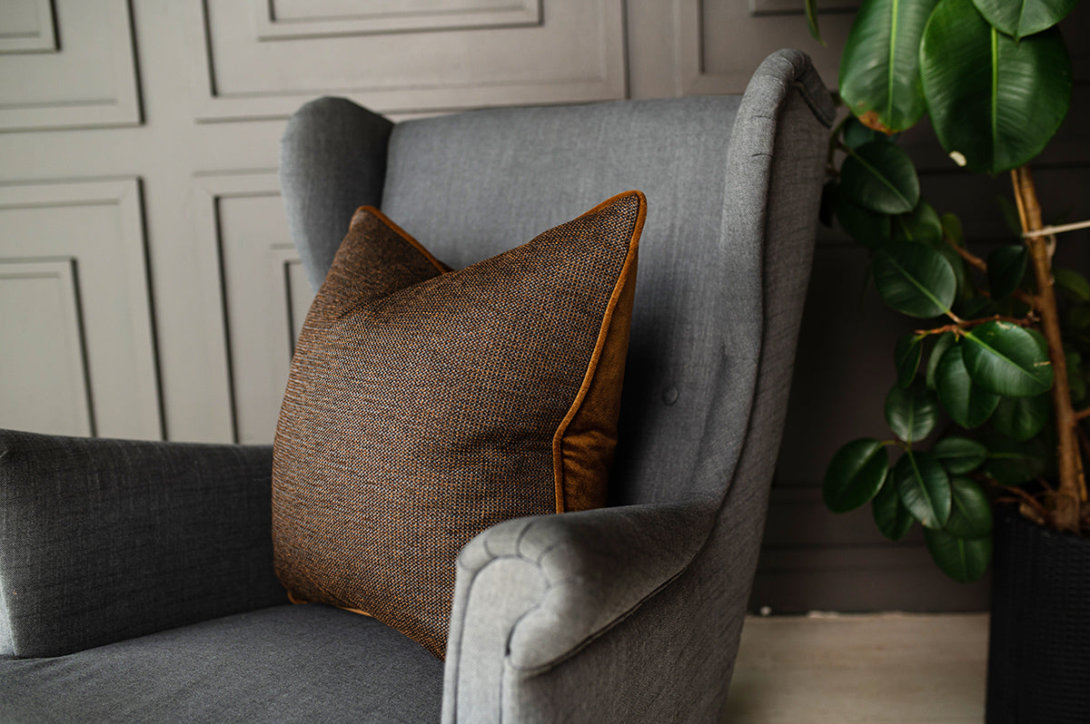 Decorative pillow Plume Amber