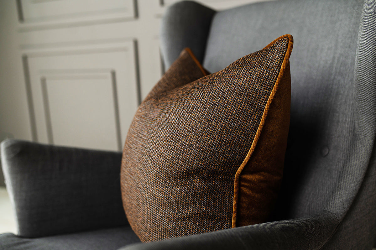 Decorative pillow Plume Amber